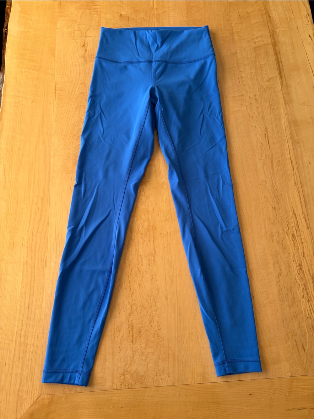 Lululemon Blue Wunder Under Leggings Size 8 Full Length